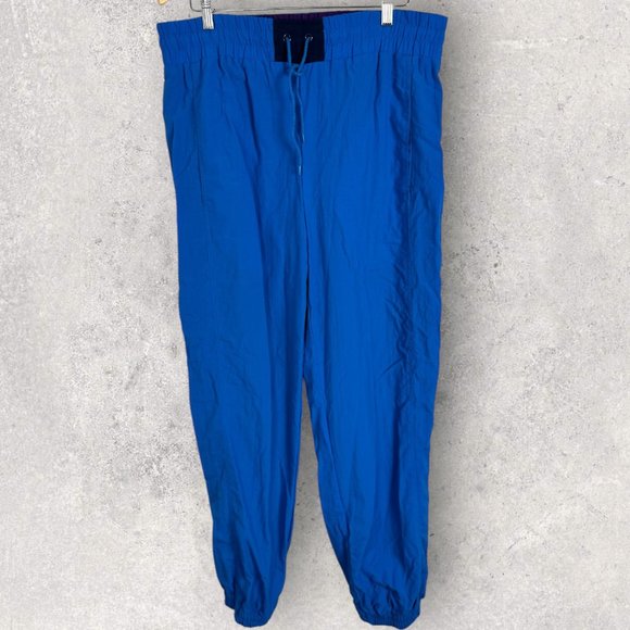 Vintage Northern Spirt Nylon Windbreaker Pants Size Medium Elastic Waist 80s 90s - Picture 1 of 12